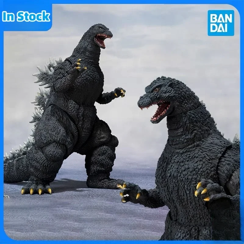 In Stock Original Bandai S.H.Monsterarts Shm Godzilla 1991 Shinjuku Decisive Battle 16cm Collectible Desktop Decoration Gift