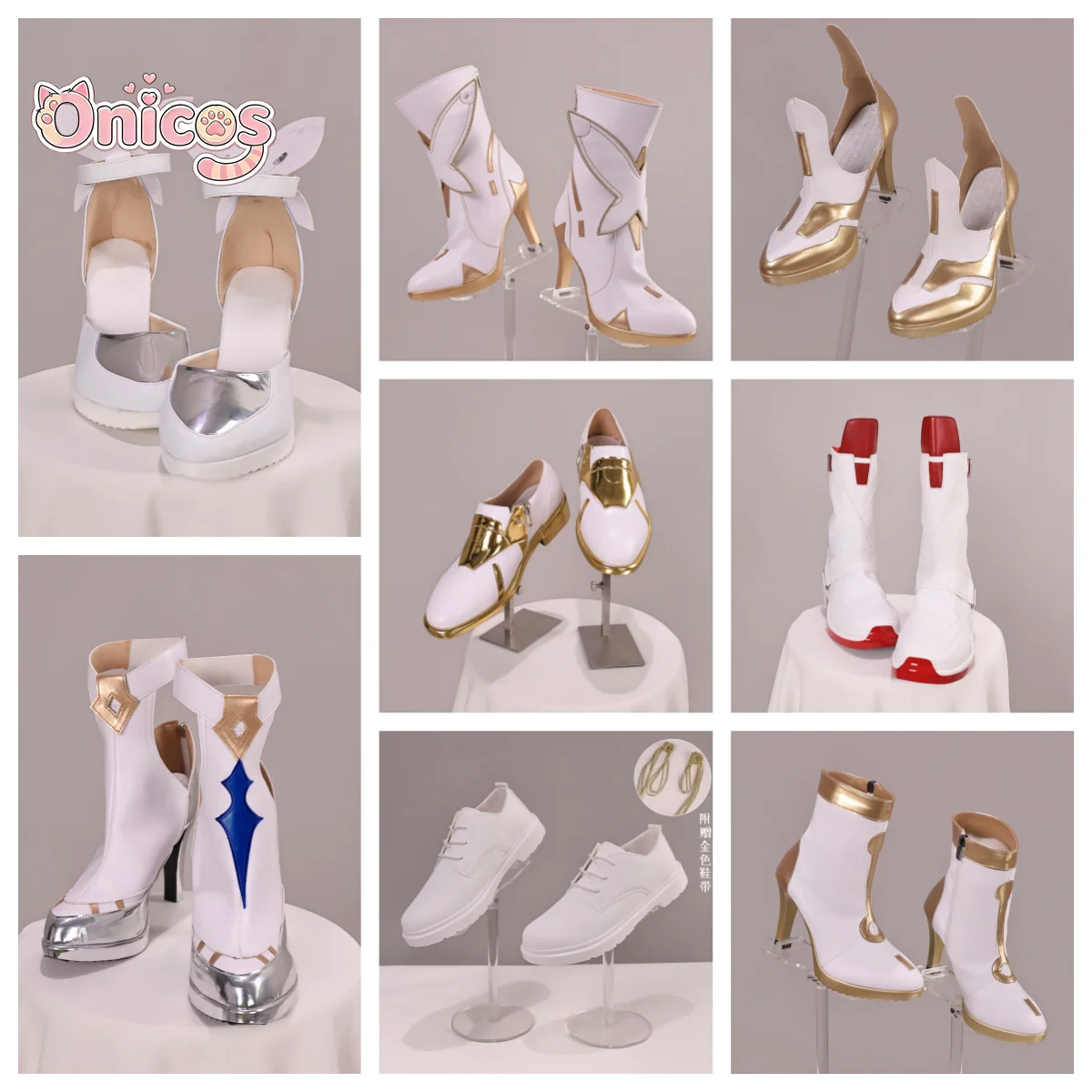 Wuthering Waves Konzerttournee Cartethyia Jinhsi ‌   Chisa Brant Aemeath Mornye Der Küstenwächter ‌   QIUYUAN ‌   Cosplay-Schuhe Onicos