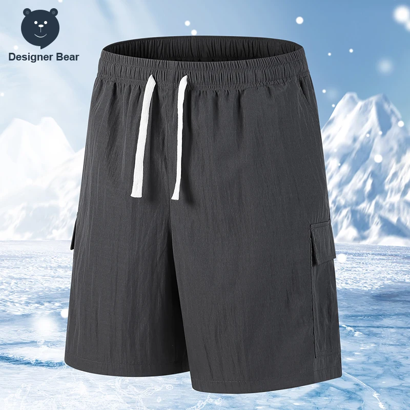 Good Quality Summer Thin Men's Casual Cargo Shorts Multi-Pocket Baggy Quick-Dry Elastic Waist Outdoor Hiking Beach Work Bermuda