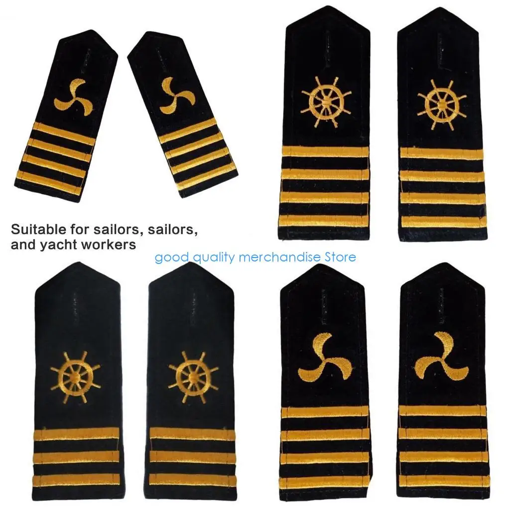 

Y5JD профессиональные погоны в полоску, украшения на плечо капитана для униформы