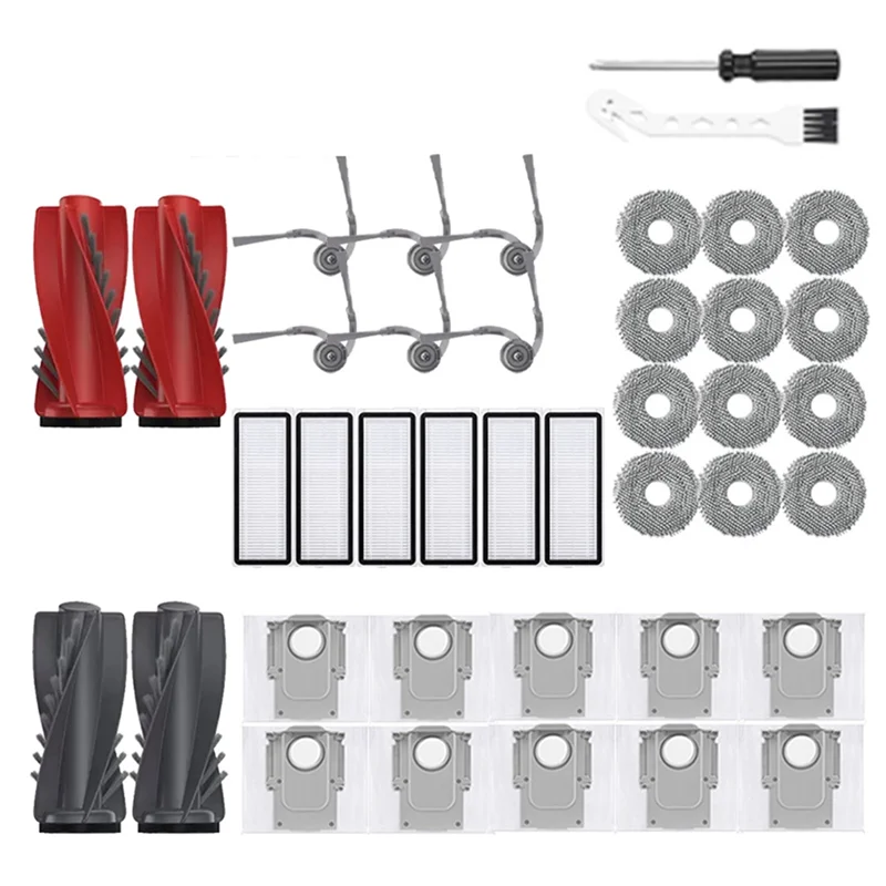 

-September Robot Vacuum Cleaner Accessories Main Roller Side Brush Sweeper Replacement Parts