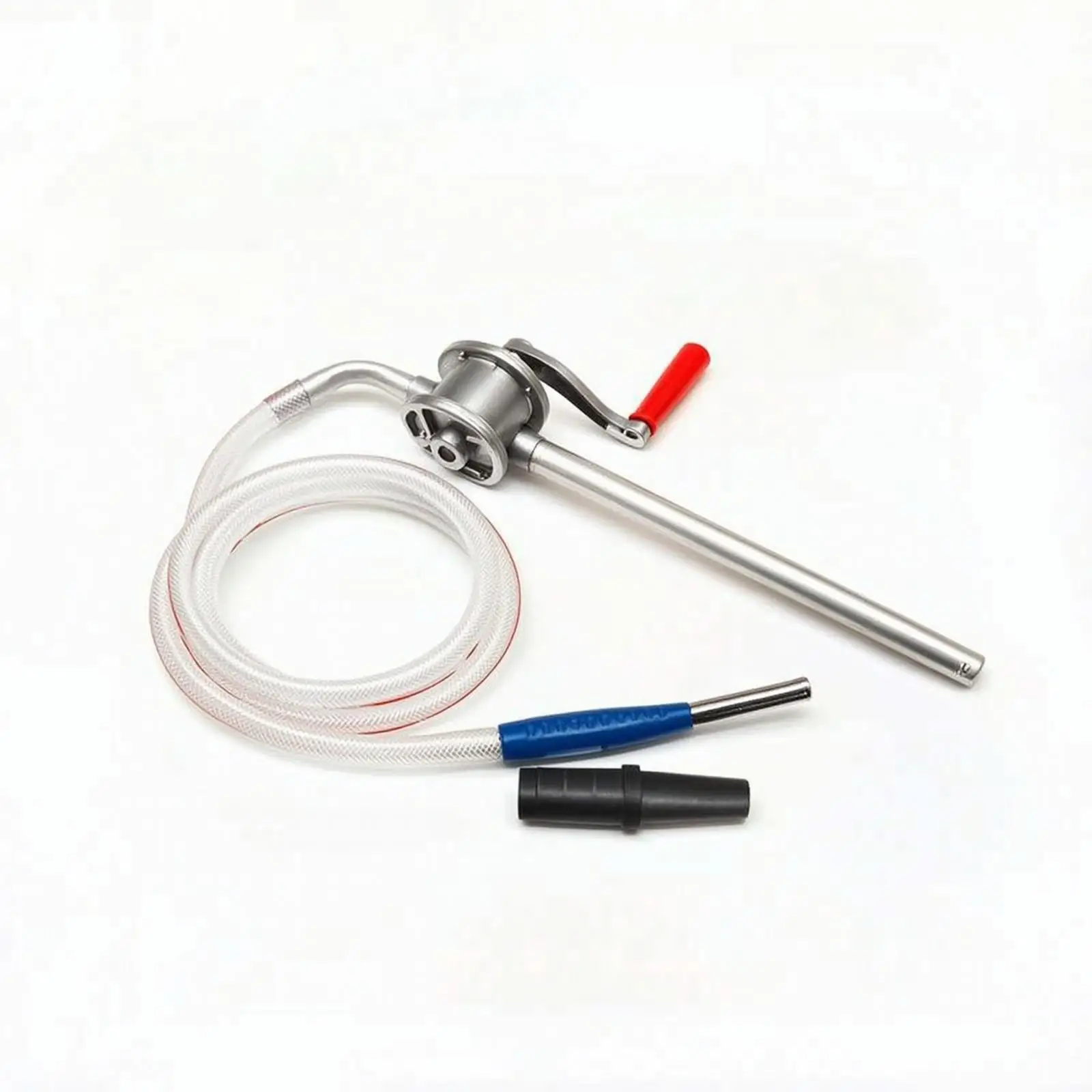 Rotary Oil Transfer Pump with Hose for Mechanics, DIYers, Garage, Workshop