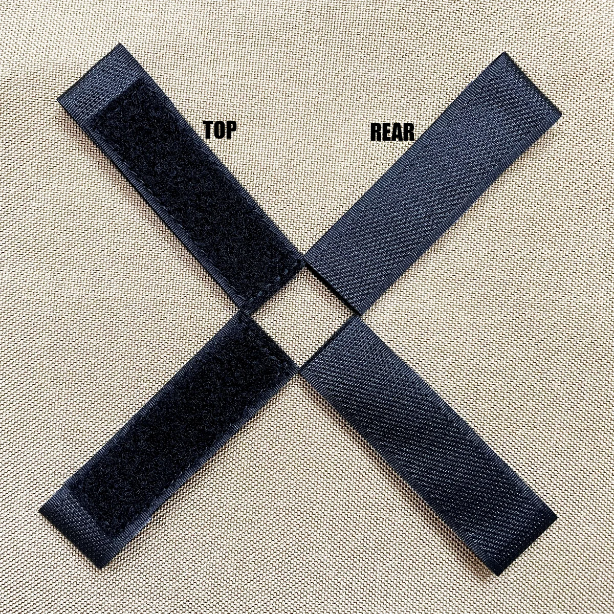 Molle Strips for Attaching Tactical ID Patches - for 3-inch high Patches, Patches Display Tactical Molle Strips for Badges