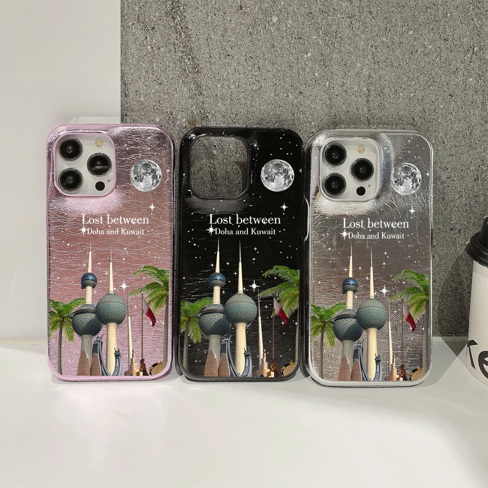 Angepasst Name leder telefon f – Phone Cases Kuwait Bewertung und Preis