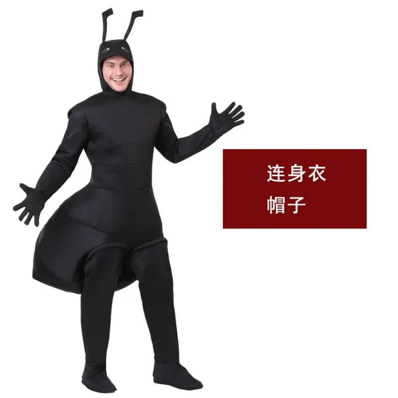 

didi 211Children's Day Halloween School Stage Performance Adult Children's Insect Black Ant Role Playing Cosplay Costume