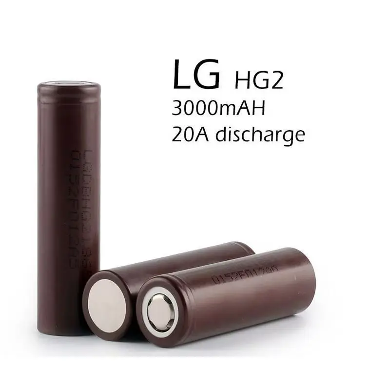 

New Original HG2 18650 3000mAh battery 18650 HG2 3.7V discharge 20A dedicated For HG2 Power Rechargeable battery