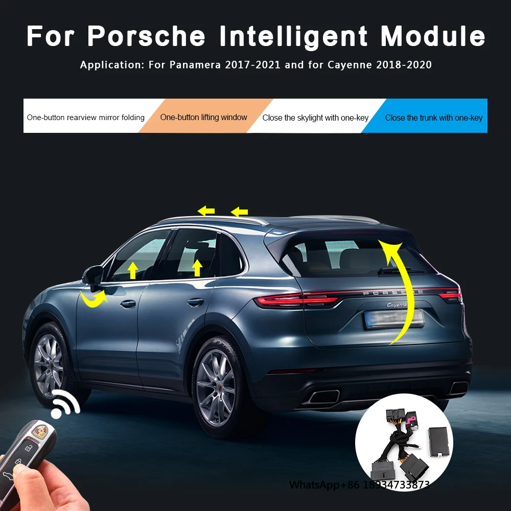 Modulo intelligente per Porsche One Key Lift Window Module Modulo bagagliaio chiuso Lucernario chiuso con un pulsante per Panamera Cayenne