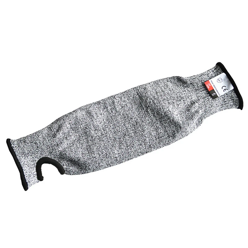 1 قطعة المستوى 5 HPPE قطع مقاومة الذراع كم مكافحة ثقب العمل حماية الذراع غطاء للأكمام للرجال والنساء