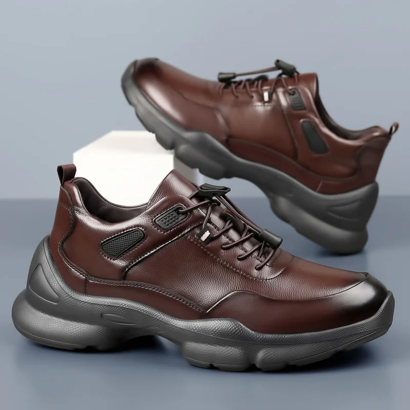 أحذية رجالية كاجوال جديدة لعام 2025 - أحذية رياضية على طراز لوفر، قابلة للتنفس وممتصة للصدمات، متينة وغير قابلة للانزلاق، مريحة خفيفة الوزن، عصرية