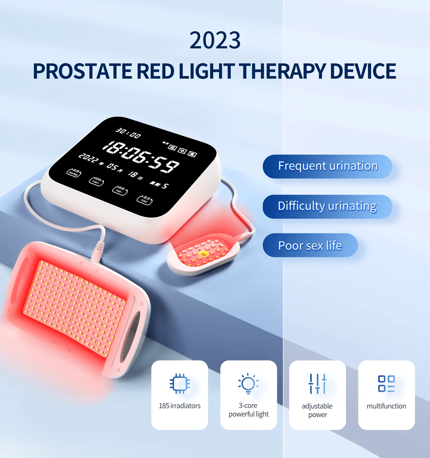 Low Level  Therapy Equipment Prostate Treatment Device For Prostate Inflammation Physical Therapy Machine