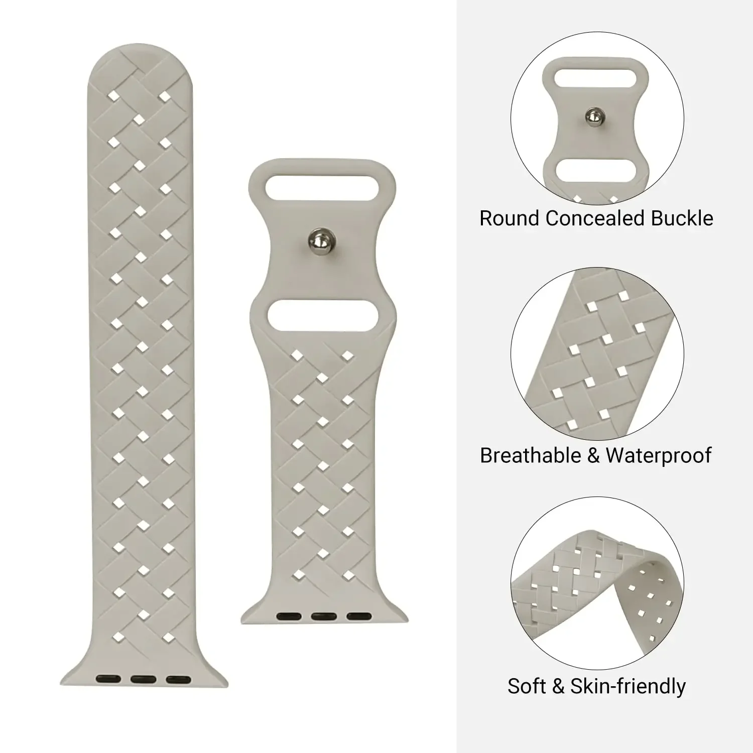 Correa de silicona para Apple Watch Band 46mm 44mm 40mm 45mm 41mm 42mm Correa deportiva iWatch Series 10 SE 9 8 7 6 5 4 Ultra 2