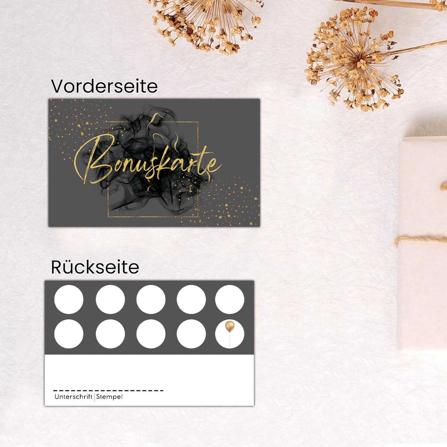 25 قطعة من بطاقة نقاط الختم الذهبية، بطاقة نقاط الأعضاء عالية الجودة، بطاقة الولاء لعملاء الأعمال، تصفيف الشعر، فن الأظافر، B