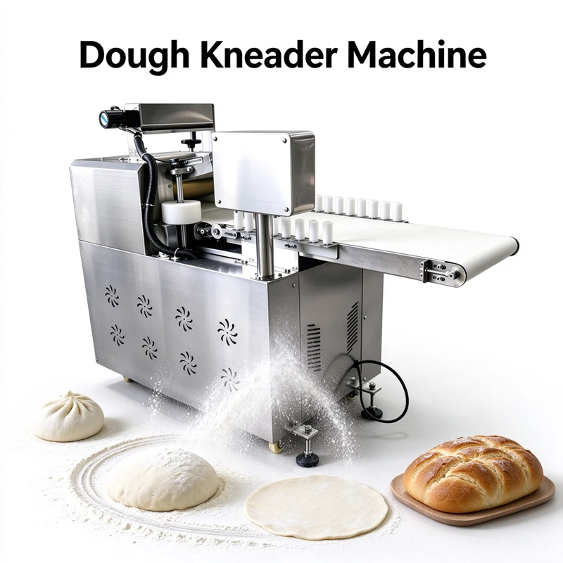 Commercial Dough Sheet Pressing Machine Auto Intelligent Folding Dough Kneader For Smoother Dough