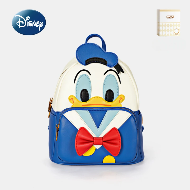 

Disney Donald Duck New Mini Women's Backpack Luxury Brand Original 3D Women's Casual Backpack Cartoon Cute Children's Backpack