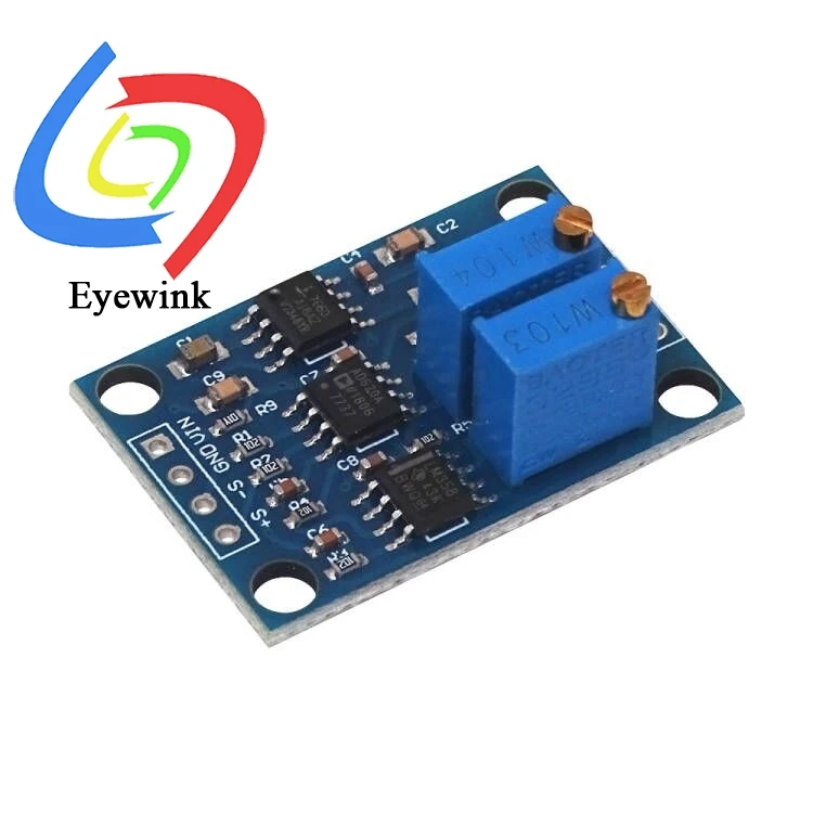 AD620 Microvolt MV Voltage Amplifier Signal Instrumentation Module Board 3-12VDC