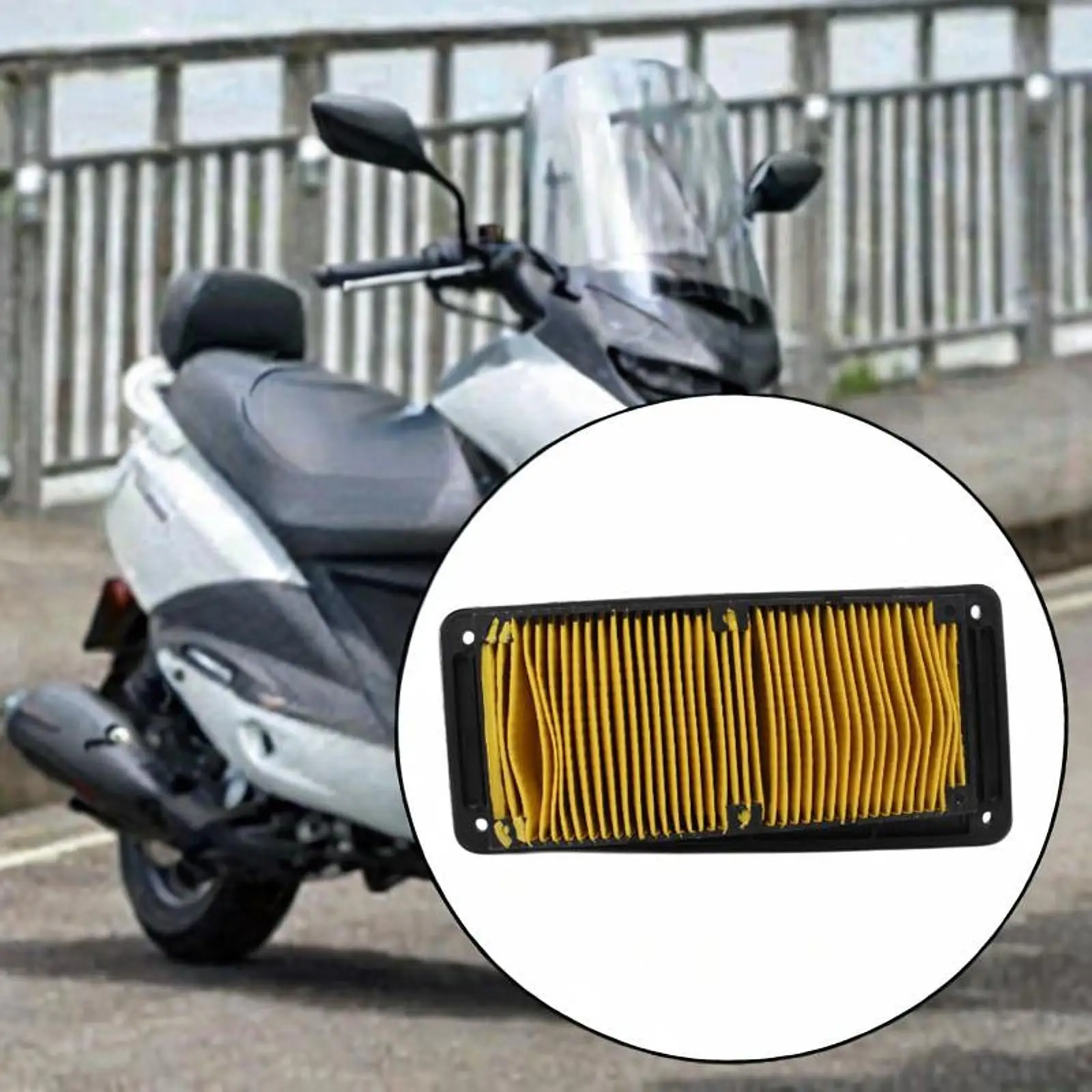 Motorcycle Air Filter Practical Portable Spare Parts Professional Replace