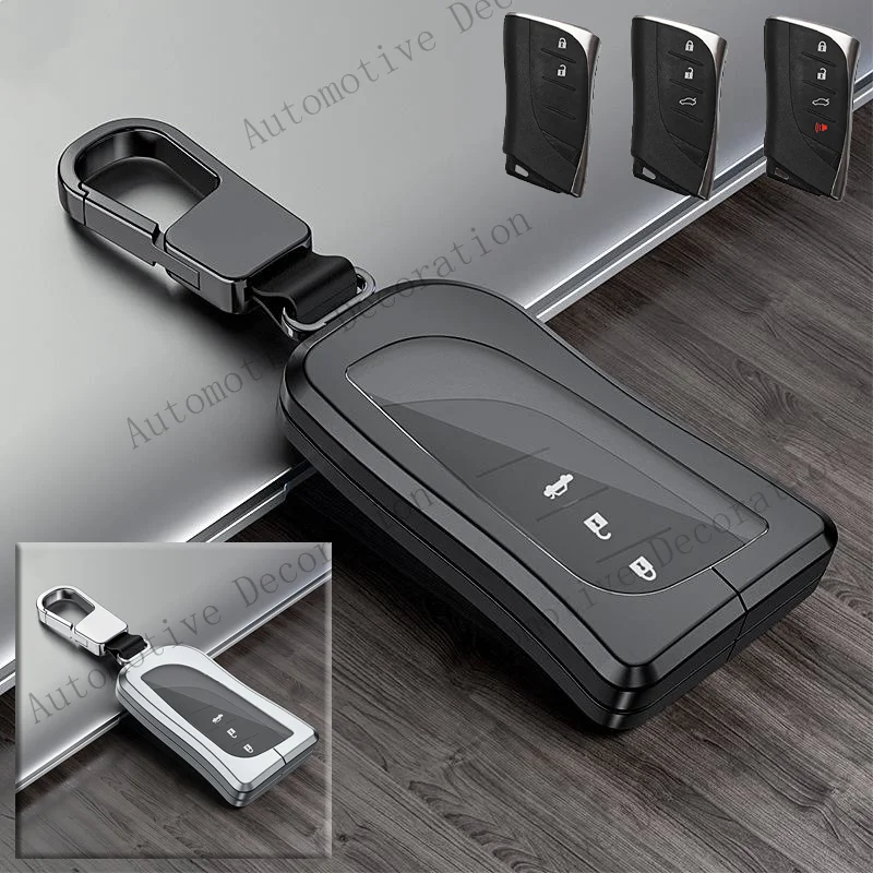 Z+ Aluminum Alloy TPU Car Key Fob Case Cover Bag For Lexus UX ES LC LS LS350 ES300h