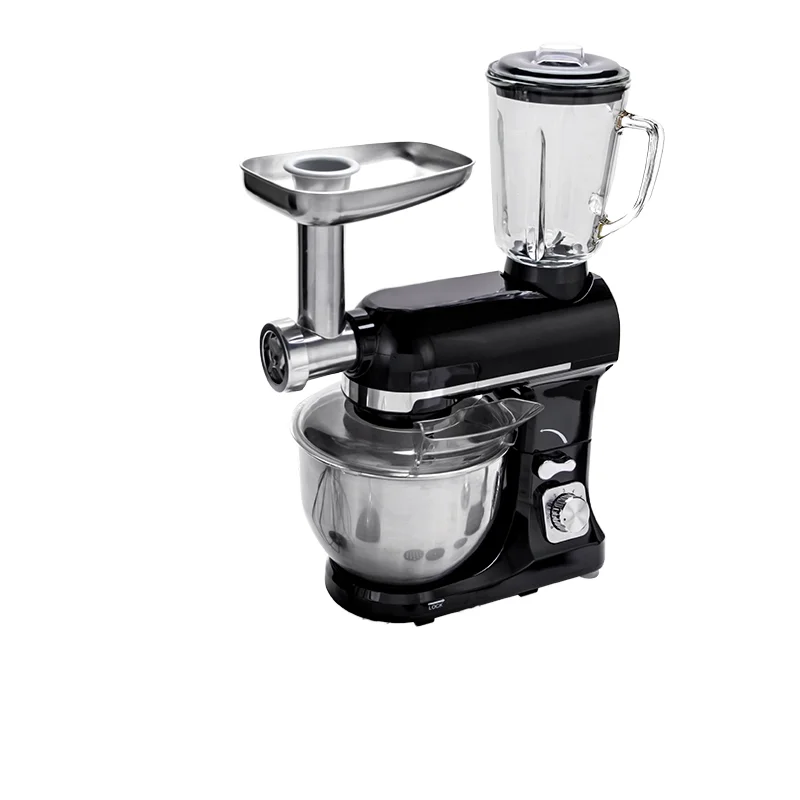 house hold Electric Cordless Planetary Mixer Machine Stainless Steel Bowl-Lift Design 8-Speed 300W Dough Hook Mixing Bowl