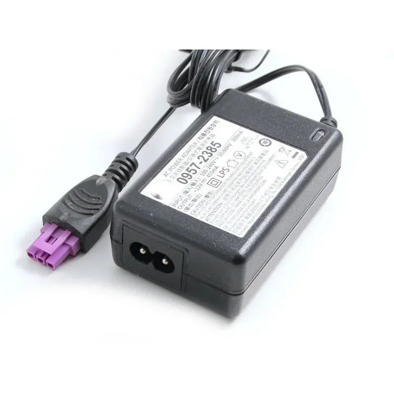 US/EU Plug 0957-2385 22V 455mA AC Power Charger for Hp Printer 1010 1012 1510 1512 1513 1514 1518 2515 2540 2541 2542 2543 2544