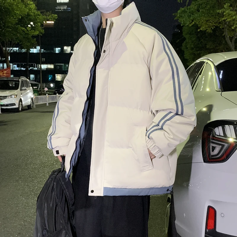 

Водонепроницаемое осенне-зимнее пальто с воротником-стойкой, топы, кардиган, уличная мужская куртка, верхняя одежда, модная спортивная одежда, теплые парки с длинными рукавами