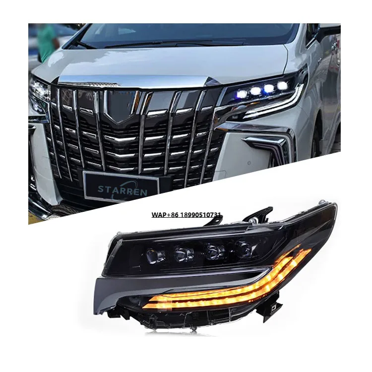 

2019-2021 High Quality Plug and Play Car Headlight Lighting System LED Headlight Assembly for Elfa Alphard