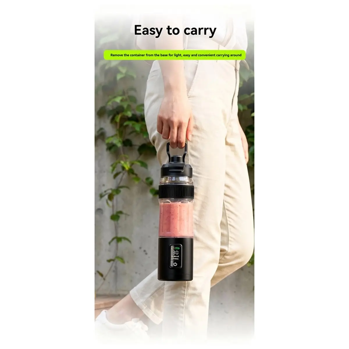 update. Upgrade 600 ML Portable Smoothie Blender Rechargeable Personal Blende Contains Both Automatic and Pulse Functions