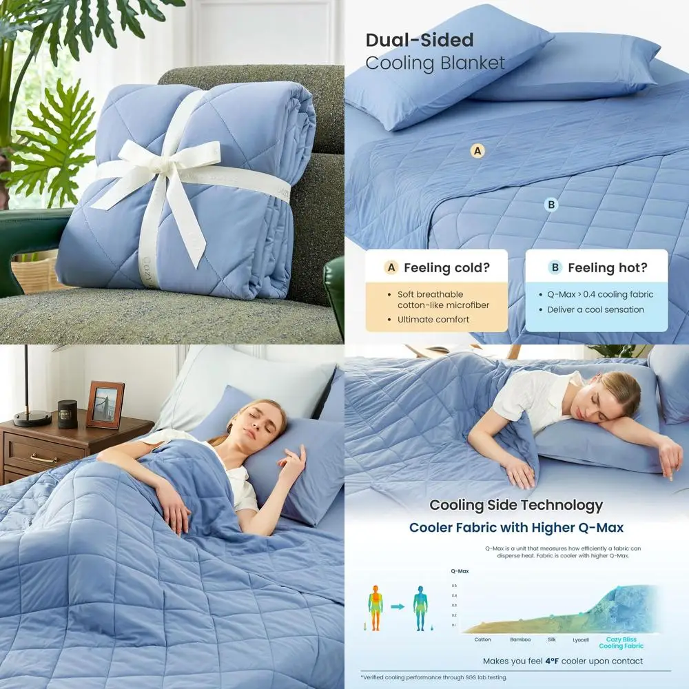 

Охлаждающее одеяло King Size для горячих сна — ультра-крутое, легкое, дышащее летнее одеяло для ночной кровати, облегчение пота