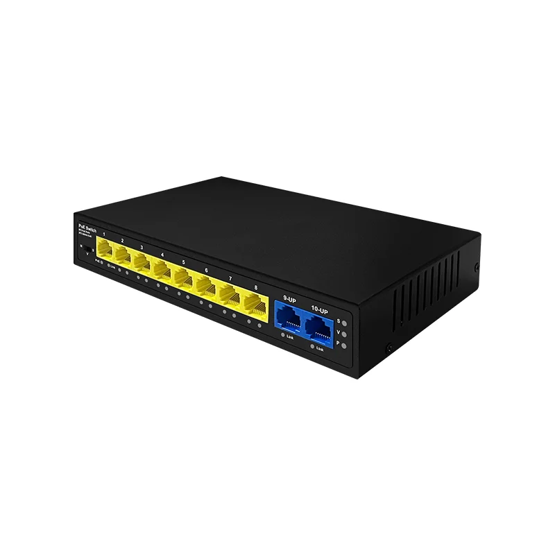 4 8 16 Ports POE switch Ethernet with standardized port IEEE 802.3 af/at  2 Gigabit uplink +1 SFP  250m