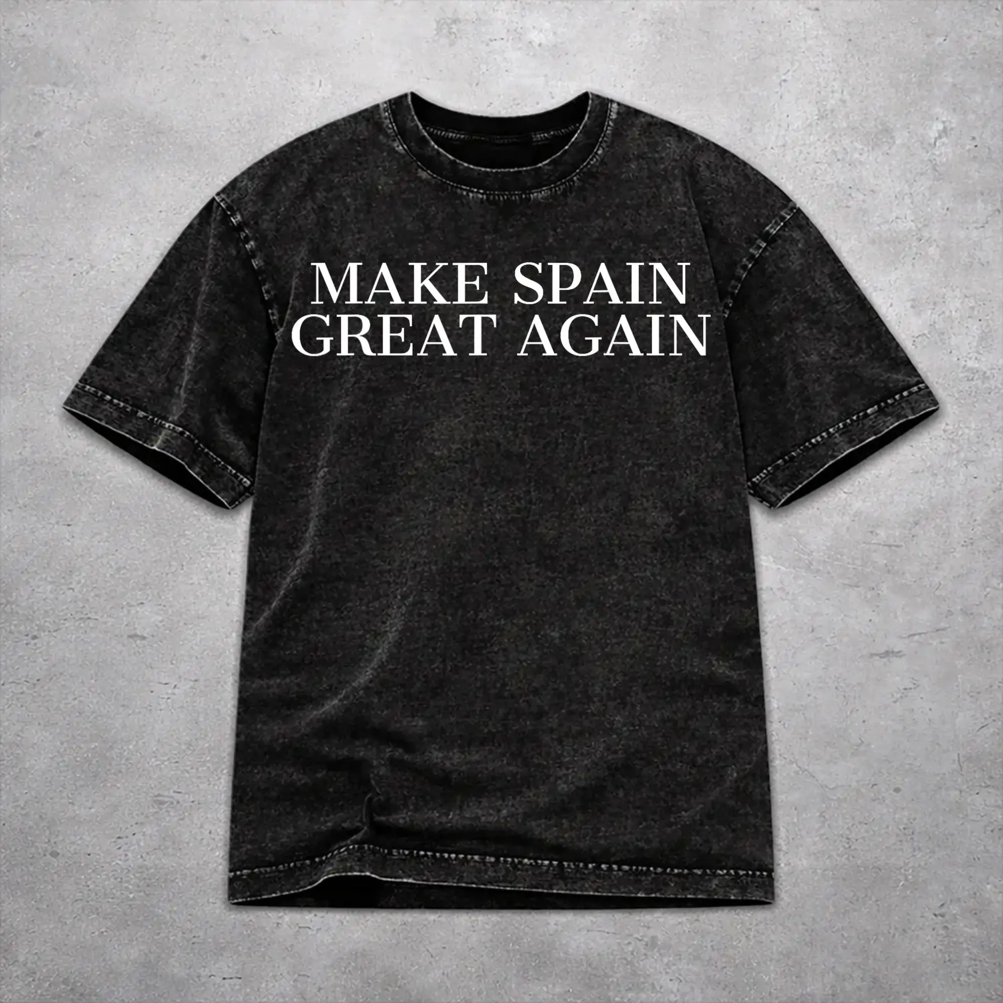 Women Men Make Spain Great Again  T Shirt Graphic Printed Washed Cotton  Fashion Outfit Tees