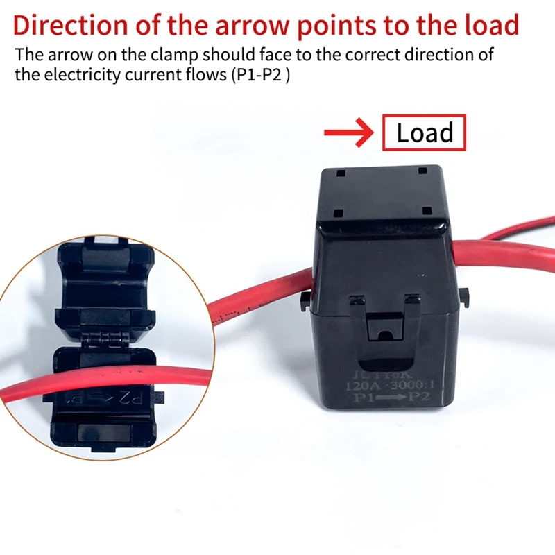 TUYA Smart Life Wifi Energiemeter 80A Met Aan/Uit 1 Transformator PV Solar Bidirectionele Multifunctionele Energiemeter Gemakkelijk te installeren