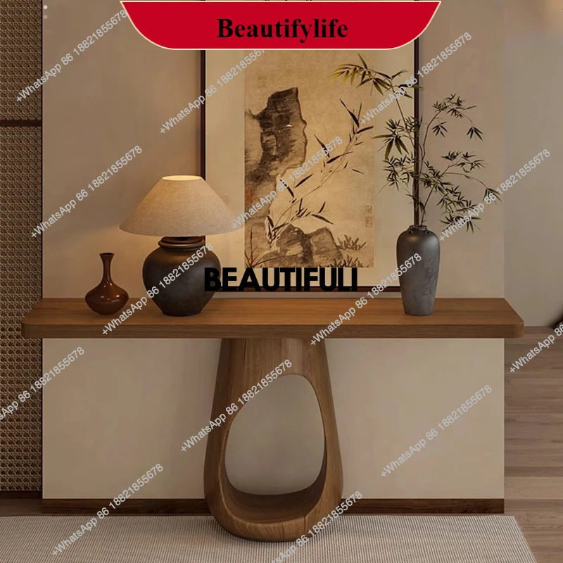 

European Elegant Entryways Table New Chinese Style Storage Console Tables Space Saving Konsola Stolik Living Room Furniture
