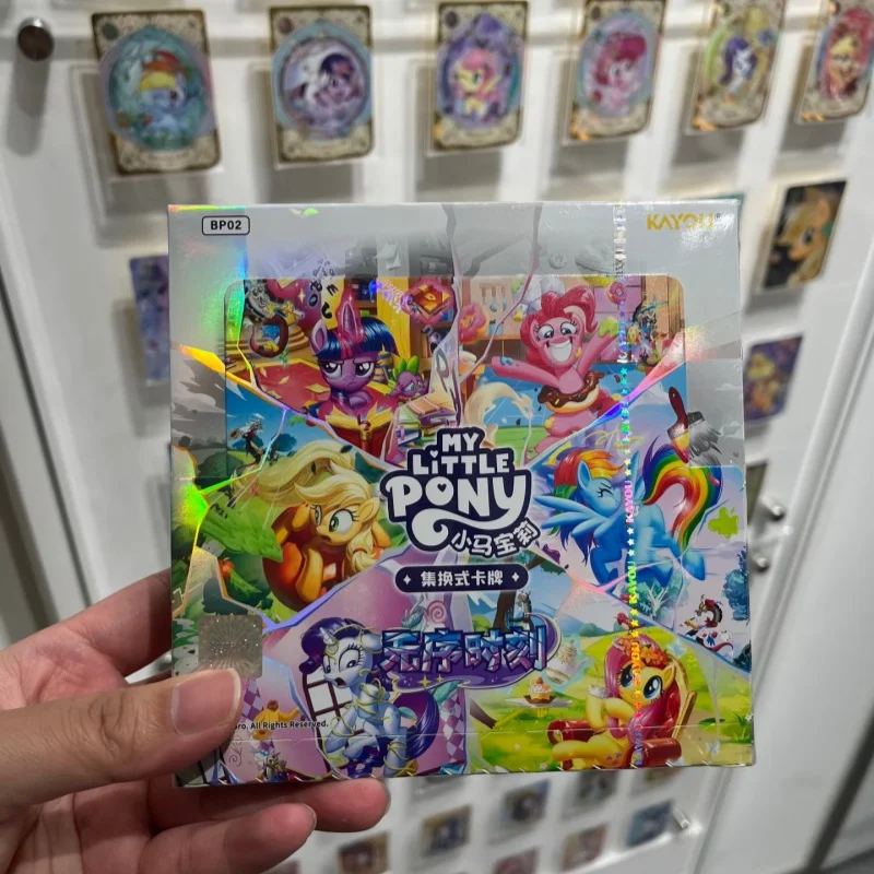 Kayou حقيقية بلدي ليتل المهر بطاقة هالوين مجموعة تبادل نوع بطاقة كابوس ليلة الرسوم المتحركة جمع بطاقة اللعب الطرفية