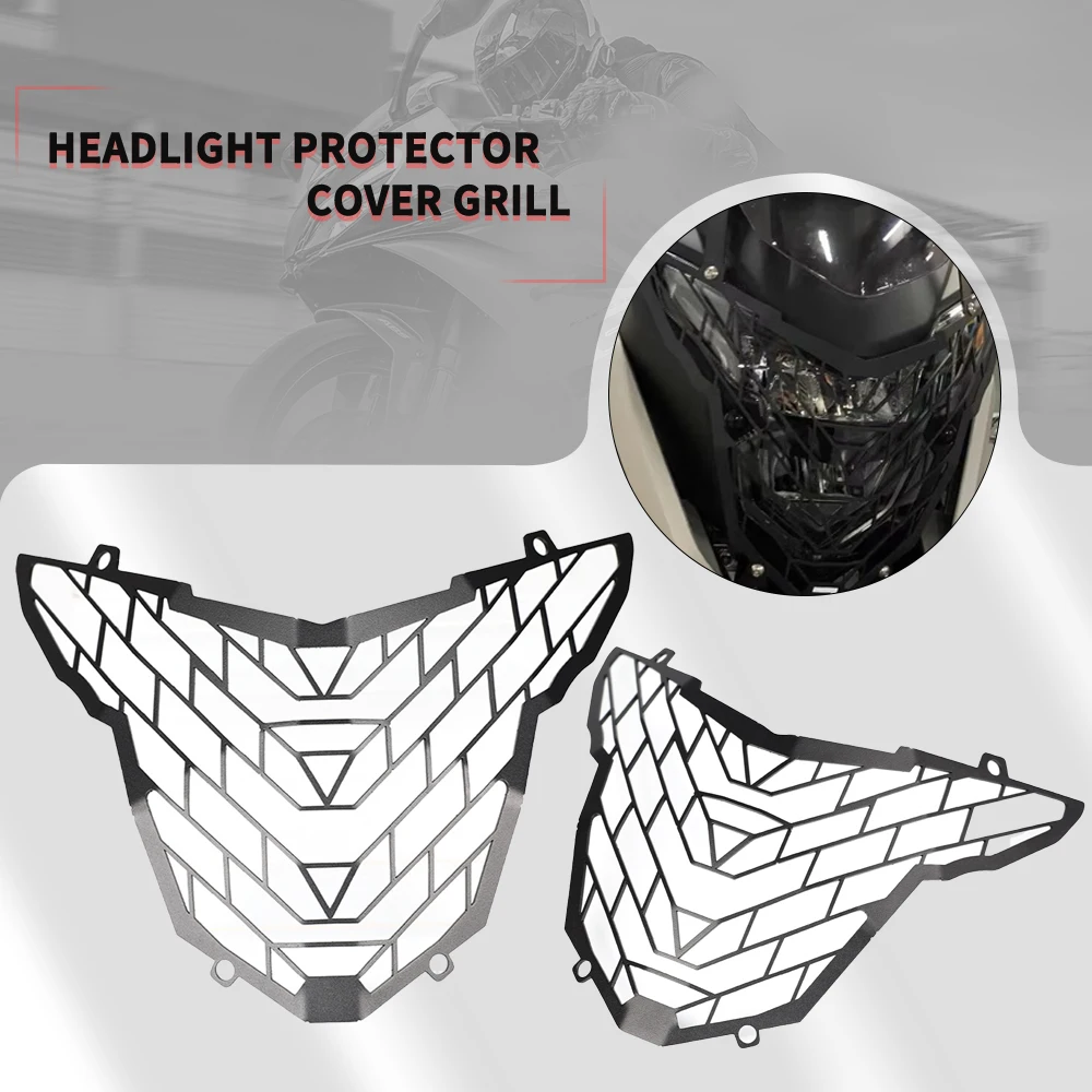 

New Motorcycle CNC FOR KOVE 500X 400X 500 X 400 X Aluminium Headlight Protector Grille Light Cover Protective Guard Accessories