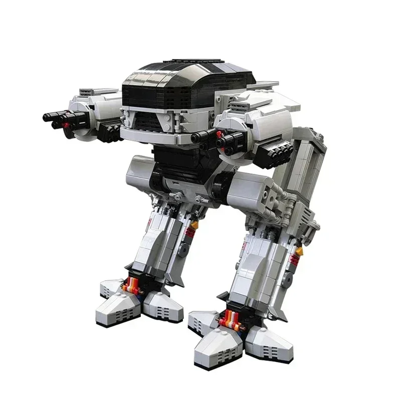 

Gobricks UCS Scale ED-209 Robot Model Executing robot mechanical war police Enforcement Series 209 MOC Building Block Gift