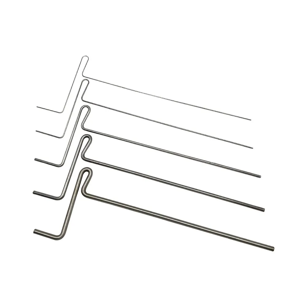 5PCS Metal Wire Wrapping Coiling Winder Set for DIY Jewelry Crafting Approx 25mm Long Crankshaft Sizes 1mm to 5mm