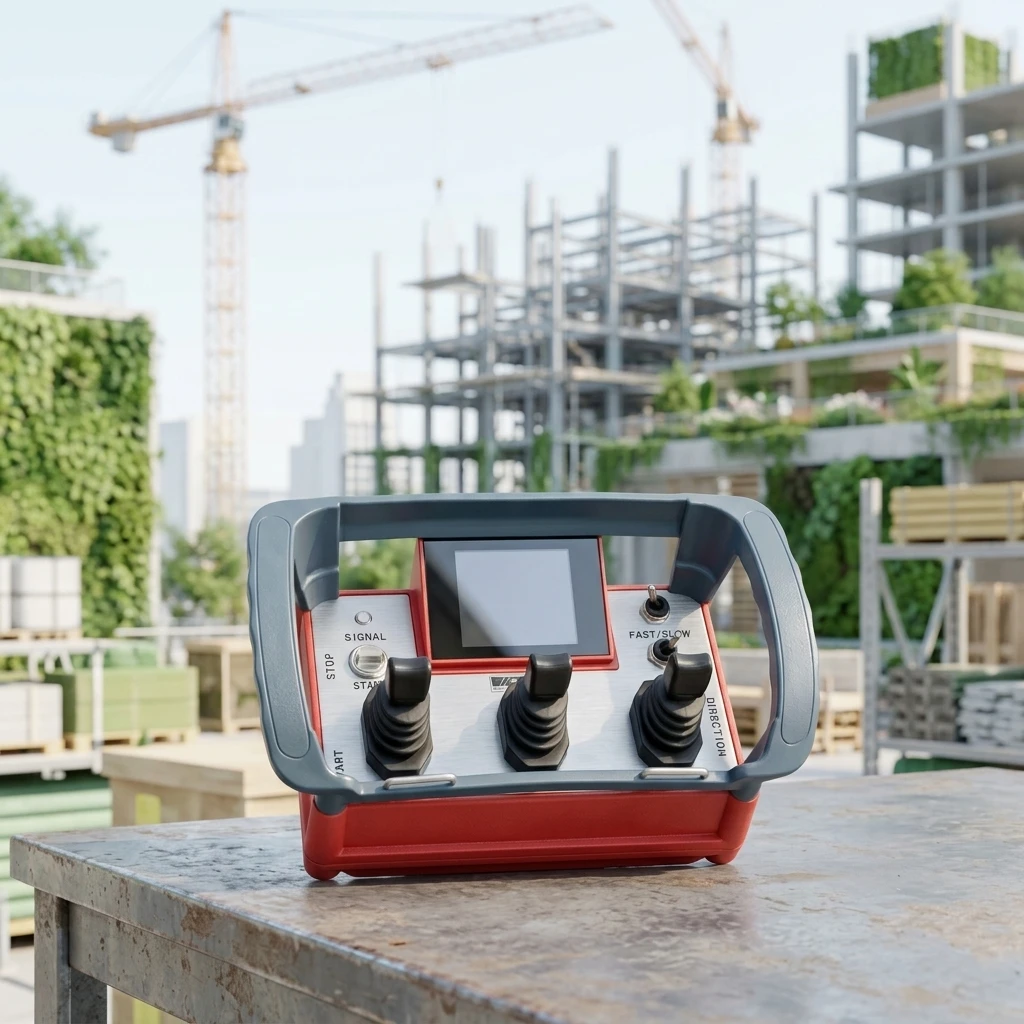 Enterprise-Level Robust Automatic  Feedback Transmitter Concrete Pump Boom Wireless Remote Control IP67 Waterproof 500m