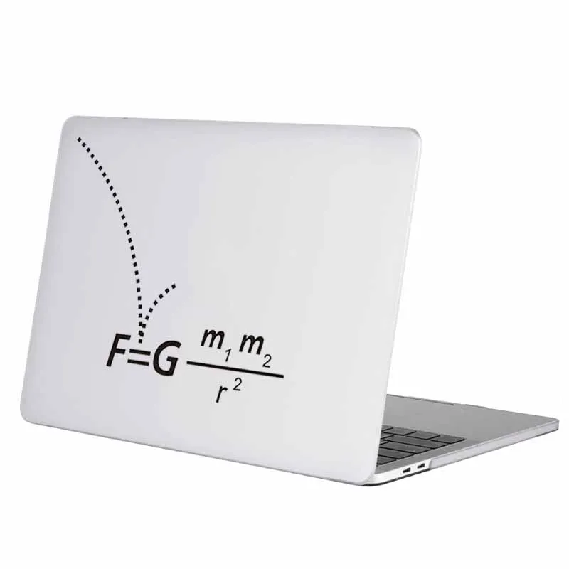 Newton's Law of Gravitation Physical Equation Vinyl Laptop Sticker for Macbook 13 Pro Air Retina 15 Mac Case Skin Notebook Decal