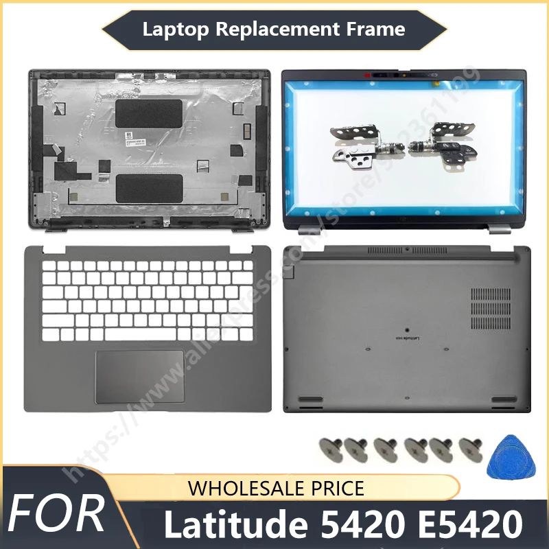 

NEW For Dell Latitude 5420 E5420 Laptop LCD Back Cover Front Bezel Palmrest Bottom Case Replacement hinges