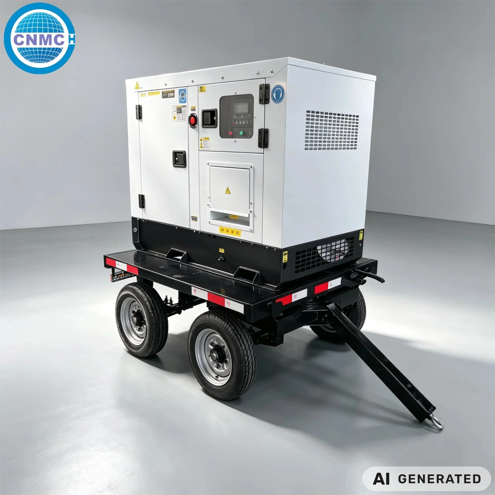 30kw 50kw 80kw 100kw Trailer Type Diesel Generator Silent Weichai Electricity Generator CE Certified Factory Commercial Use