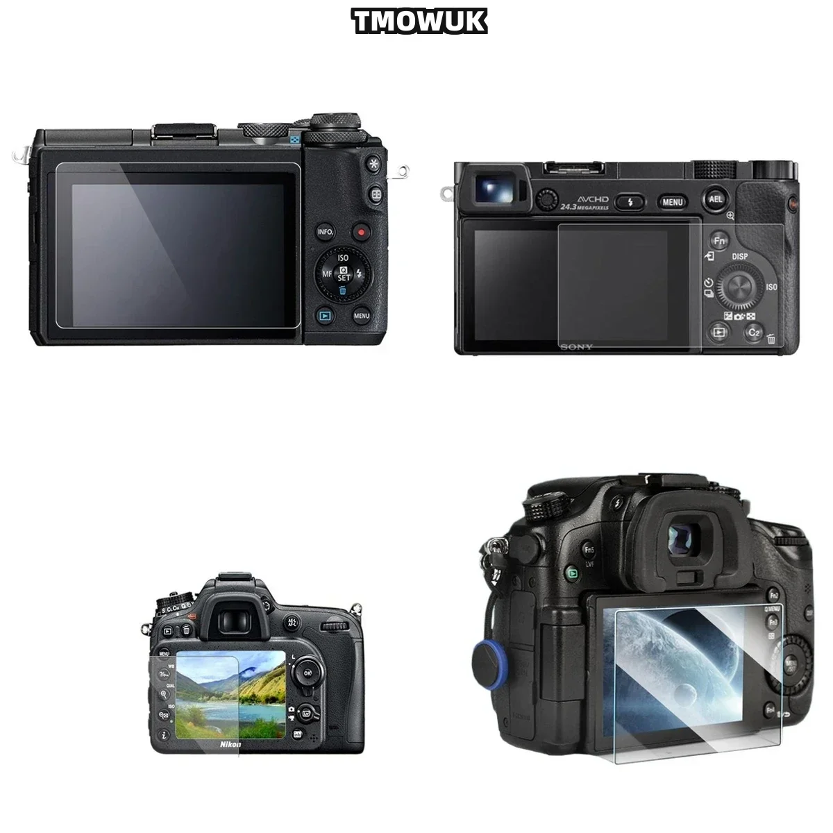 For Canon G7X3 850D M200, High Definition LCD Protective Film, Ultra-Clear Scratch Resistant