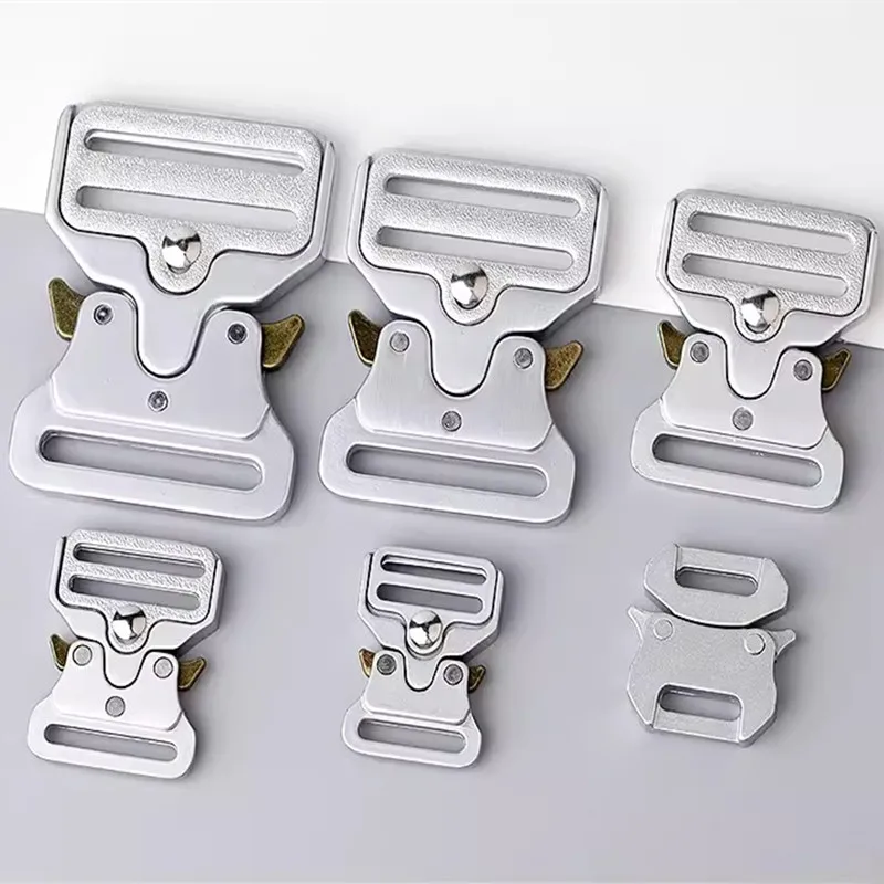 

20pcs 25 mm Quick Release Tactical Buckle Set Automatic Metal Male Belt Buckle Zinc Clip Adjustable Men Buckl For Belt