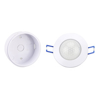 Infrared Motion Sensor Mini Ceiling PIR Body Motion Detector Adjustable Lamp Light Switch for Home Security 220-240V