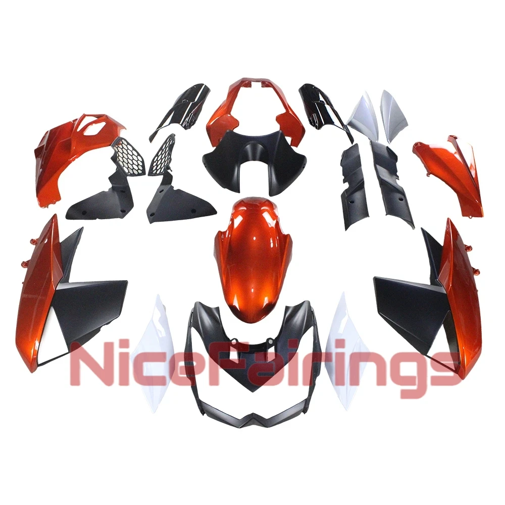 ABS Fairings Z1000 2010-2016 Carbon Fibre Orange Black Aftermarket Motorcycle Body Cover Fairing Kit for Kawasaki Z 1000 10-16