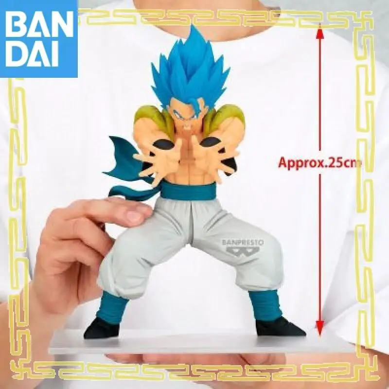 

Original Bandai Namco Banpresto Dragon Ball Grandista Gogeta 2 Desktop Anime Figure Model Toy Gift Collector New and Unopened