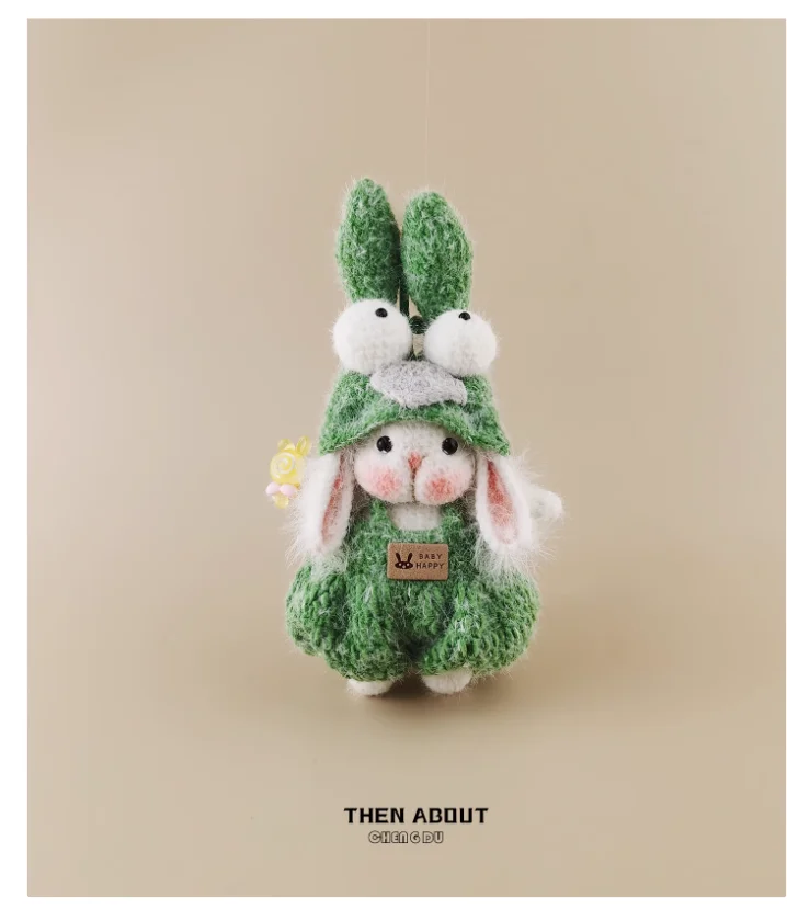 

Милые очки кролик конфеты кролик кукла сумка кулон сумка кулон брелок подарок