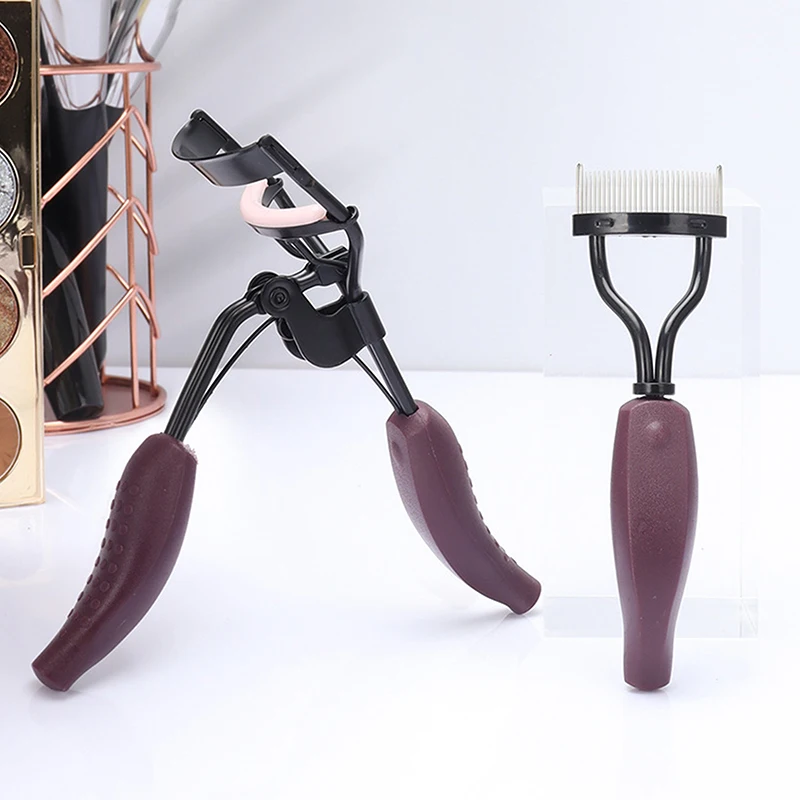 Eyelash Curler สําหรับผู้หญิง Professional Eyelashes Curling แหนบคลิปติดทนนานแต่งหน้าเครื่องมือความงามเหมาะกับรูปร่างตาทั้งหมด