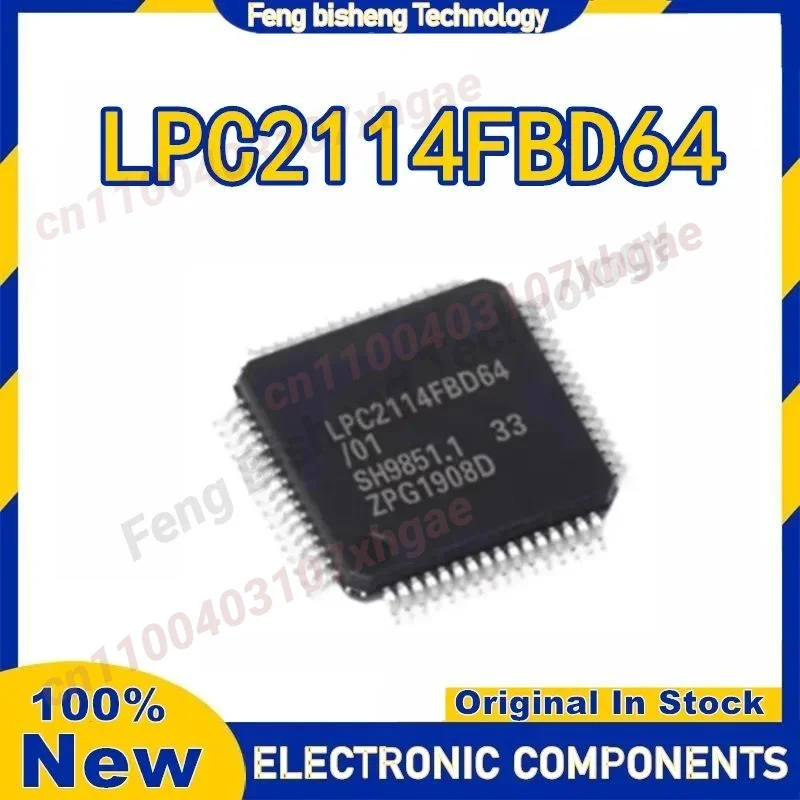 Nieuwe originele LPC2114FBD64/01 LPC2114FBD64 QFP64 microcontroller chip op voorraad