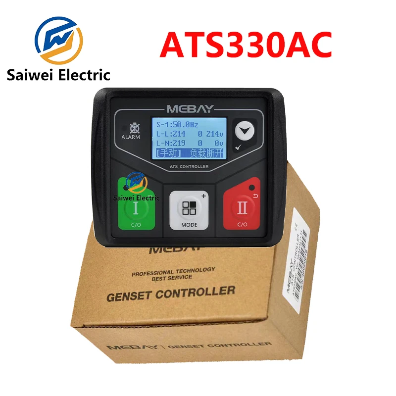 Imagem -03 - Transferência Automática Switch Módulo de Controle com Porta Usb Mebay Ats Controlador Dual Power Gerador Peças Ats330ac Ats320ac