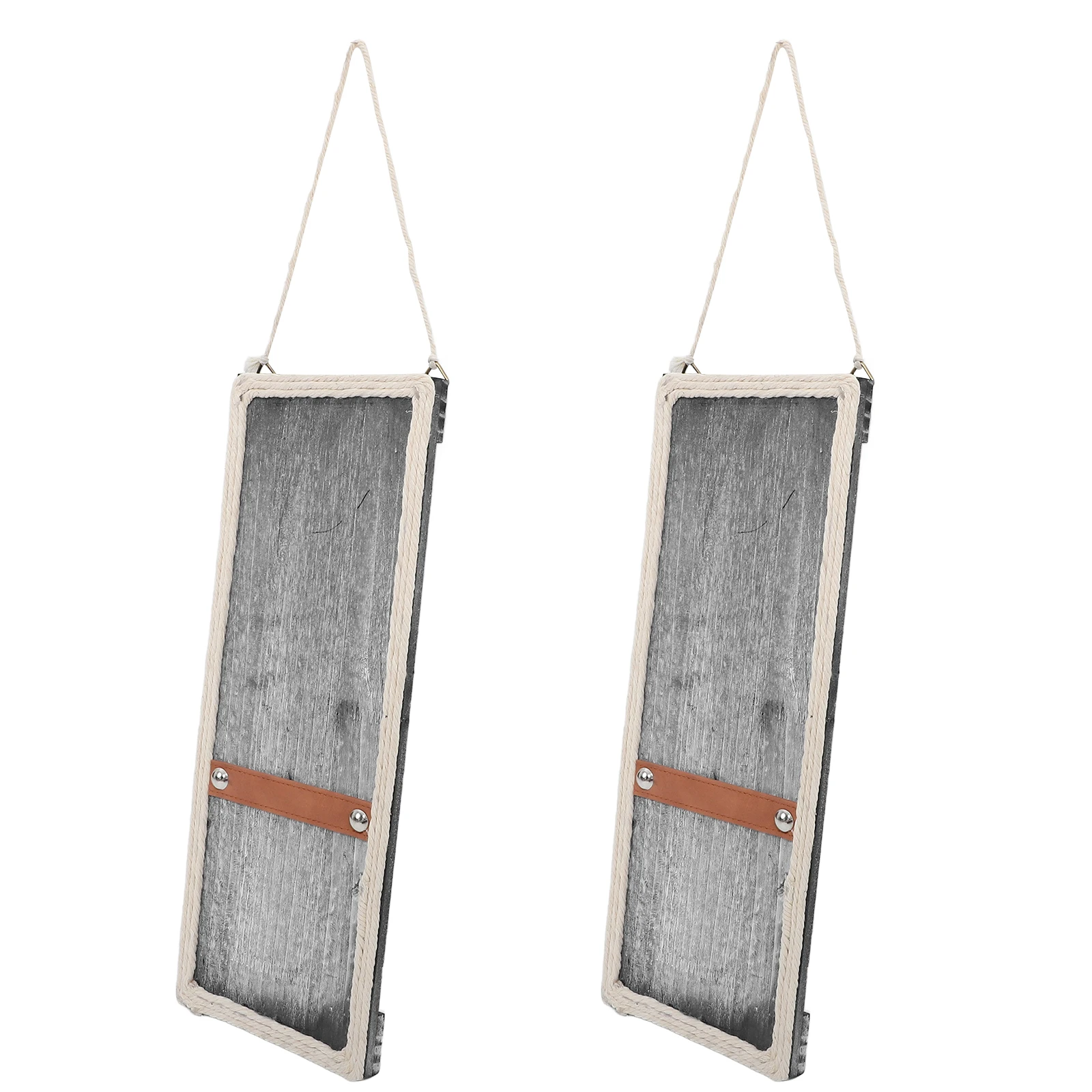 

2Pcs Wooden Wall Retro Decorative Hanging Plaque Vintage Home Floral Rustic Craft Board Easy Installation Wood