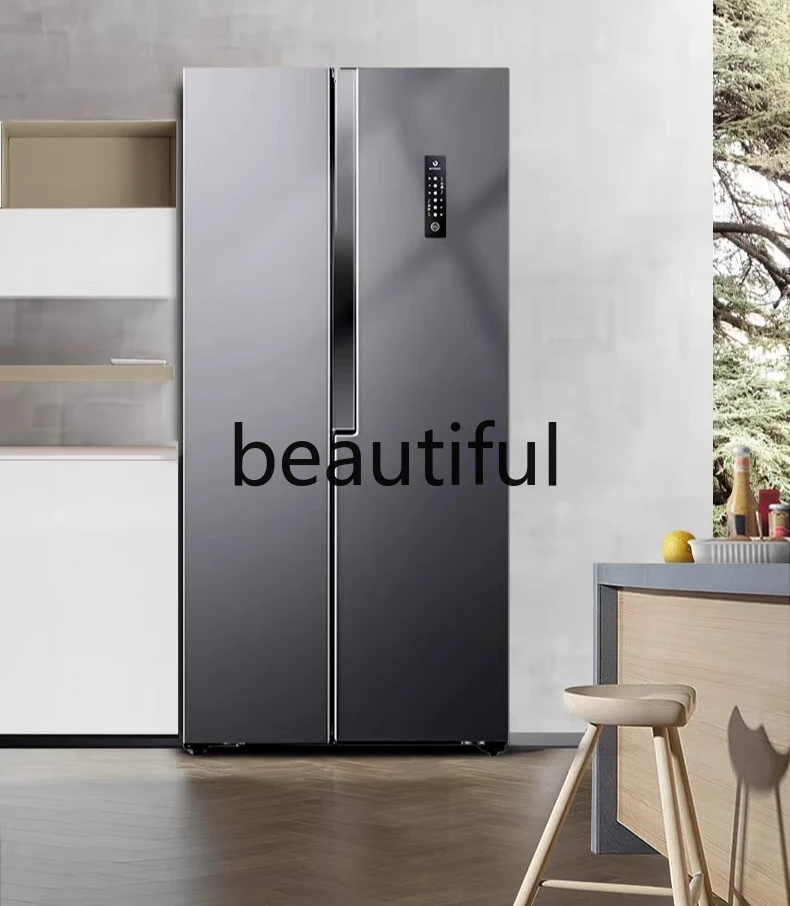 

door refrigerator air-cooled frost-free first-class double frequency conversion ultra-thin embedded household large capacity